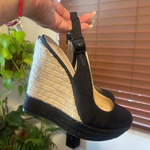 I.N.C. Black Slingback